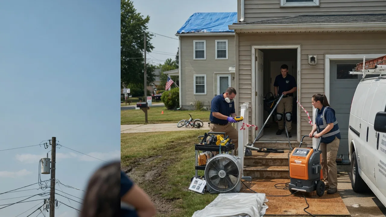 Water Damage Repair in Lanse, PA near me